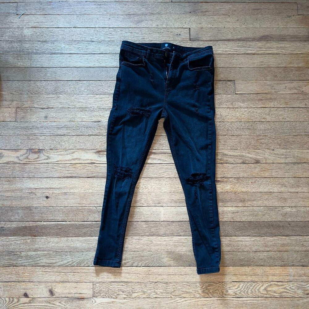 Women's Black Stretch Jeans (30)